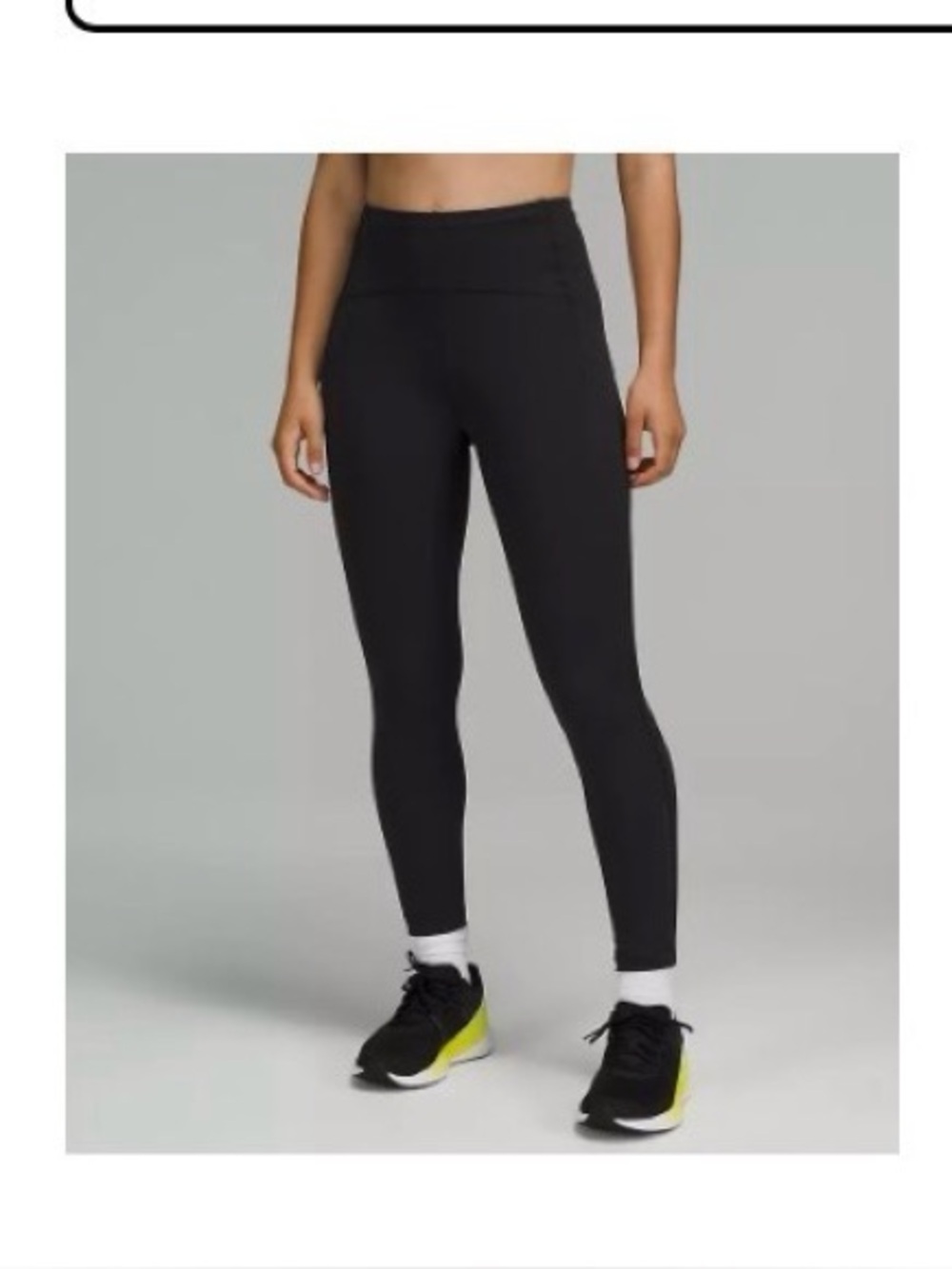 lululemon athletica Black High-Rise Track Leggings